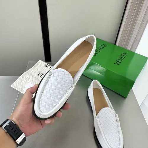 Replica Bottega Veneta BV Leather Shoes For Men #1482166 $155.00 USD for Wholesale
