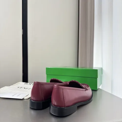 Replica Bottega Veneta BV Leather Shoes For Women #1482167 $155.00 USD for Wholesale