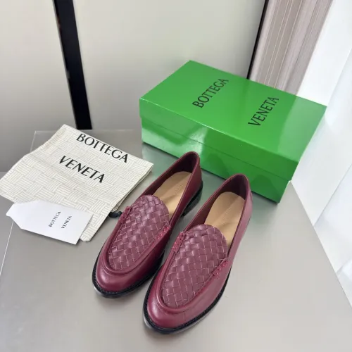Replica Bottega Veneta BV Leather Shoes For Women #1482167 $155.00 USD for Wholesale