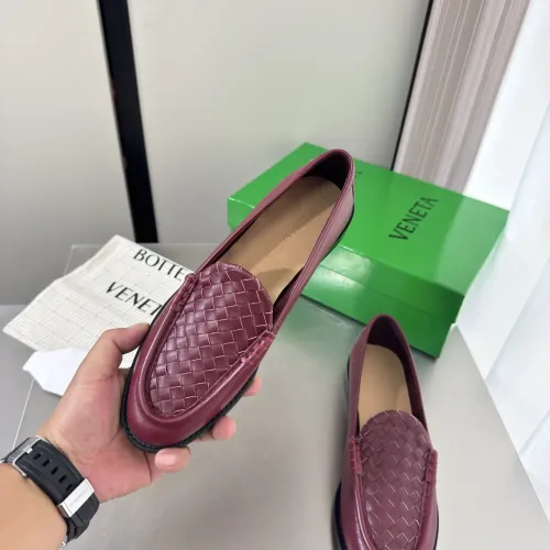 Replica Bottega Veneta BV Leather Shoes For Men #1482168 $155.00 USD for Wholesale