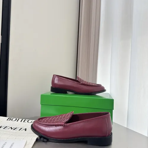 Replica Bottega Veneta BV Leather Shoes For Men #1482168 $155.00 USD for Wholesale