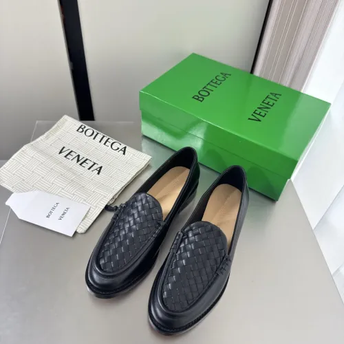 Replica Bottega Veneta BV Leather Shoes For Men #1482172 $155.00 USD for Wholesale