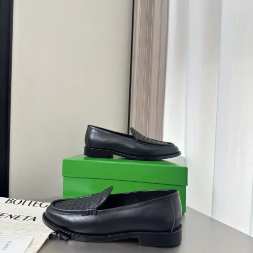 Replica Bottega Veneta BV Leather Shoes For Men #1482172 $155.00 USD for Wholesale