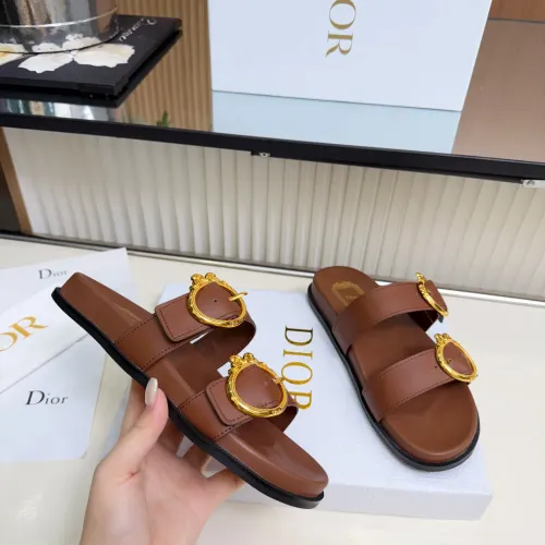 Replica Christian Dior Slippers For Women #1482217 $85.00 USD for Wholesale