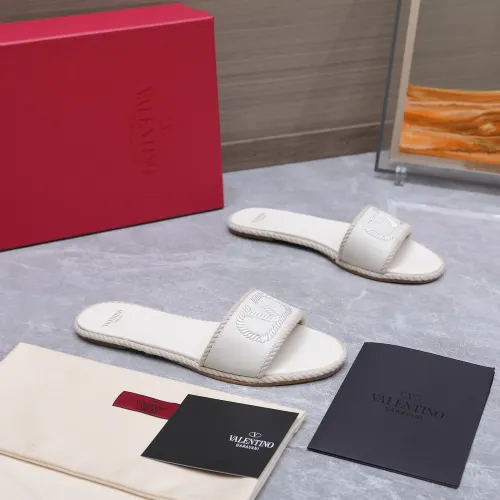 Replica Valentino Slippers For Women #1482235 $82.00 USD for Wholesale