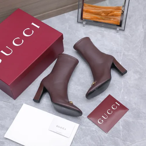 Replica Gucci Boots For Women #1482281 $150.00 USD for Wholesale