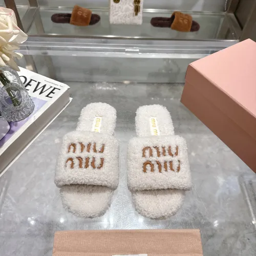Replica MIU MIU Slippers For Women #1482315 $88.00 USD for Wholesale