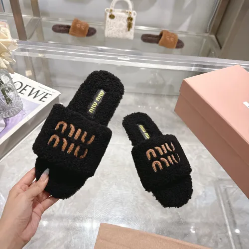 Replica MIU MIU Slippers For Women #1482316 $88.00 USD for Wholesale