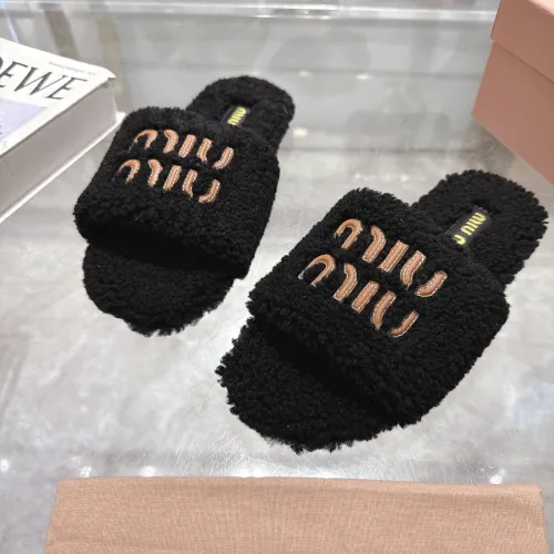 Replica MIU MIU Slippers For Women #1482316 $88.00 USD for Wholesale