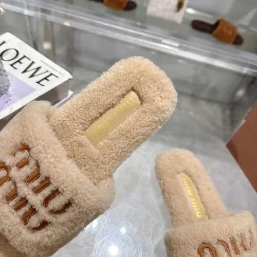 Replica MIU MIU Slippers For Women #1482318 $88.00 USD for Wholesale