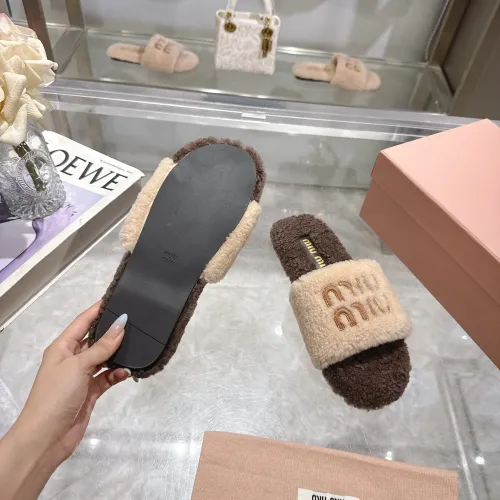 Replica MIU MIU Slippers For Women #1482319 $88.00 USD for Wholesale