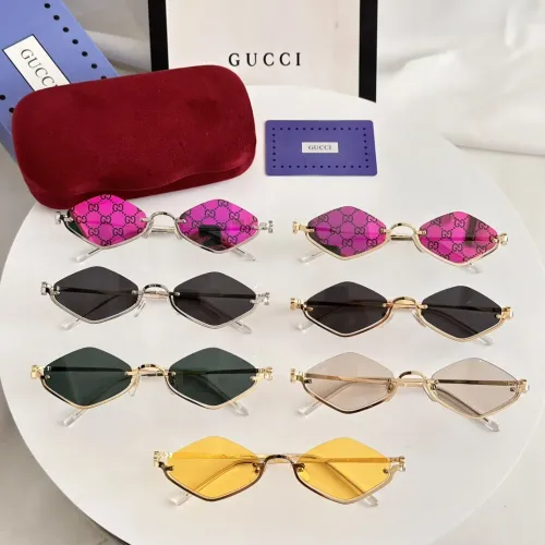 Replica Gucci AAA Quality Sunglasses #1482416 $48.00 USD for Wholesale