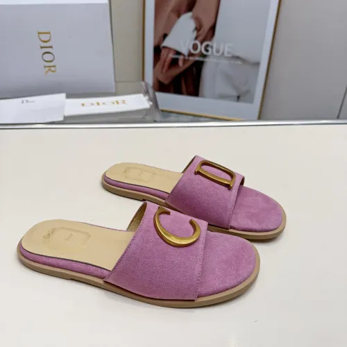 Replica Christian Dior Slippers For Women #1482433 $82.00 USD for Wholesale