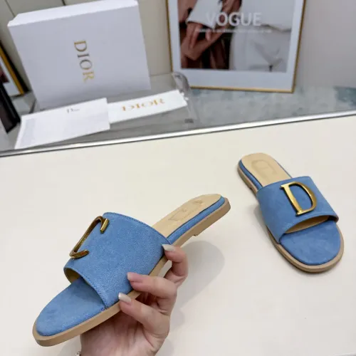 Replica Christian Dior Slippers For Women #1482434 $82.00 USD for Wholesale