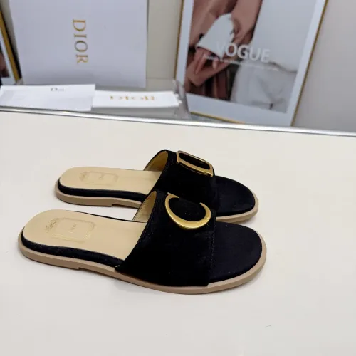 Replica Christian Dior Slippers For Women #1482435 $82.00 USD for Wholesale