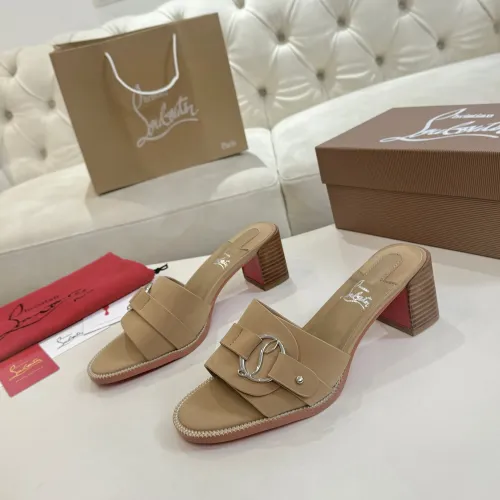 Cheap Christian Louboutin CL Slippers For Women #1482466, $$98.00 USD On Christian Louboutin CL Slippers