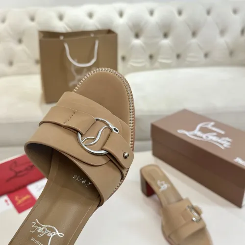 Replica Christian Louboutin CL Slippers For Women #1482466 $98.00 USD for Wholesale