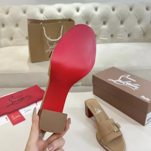 Replica Christian Louboutin CL Slippers For Women #1482466 $98.00 USD for Wholesale