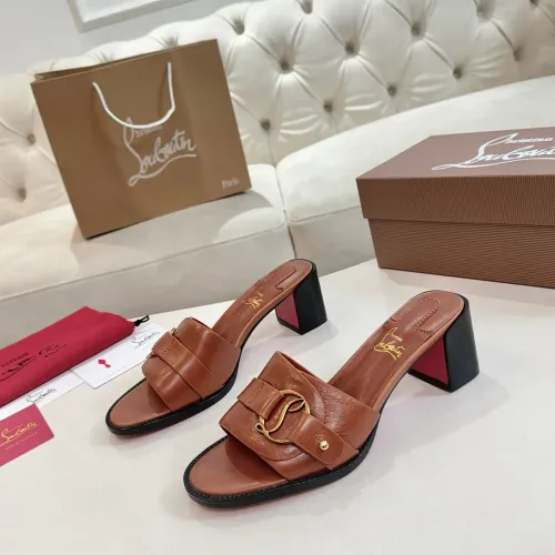 Cheap Christian Louboutin CL Slippers For Women #1482467, $$98.00 USD On Christian Louboutin CL Slippers