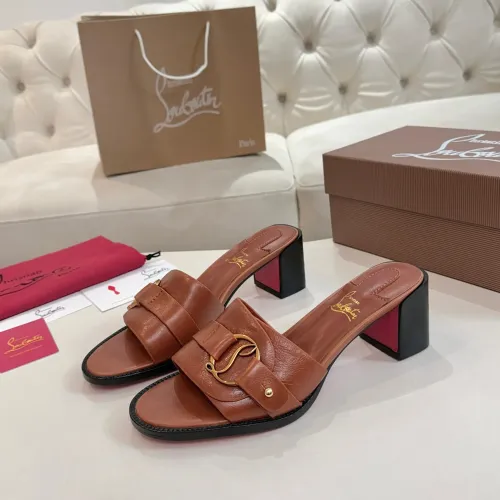 Replica Christian Louboutin CL Slippers For Women #1482467 $98.00 USD for Wholesale