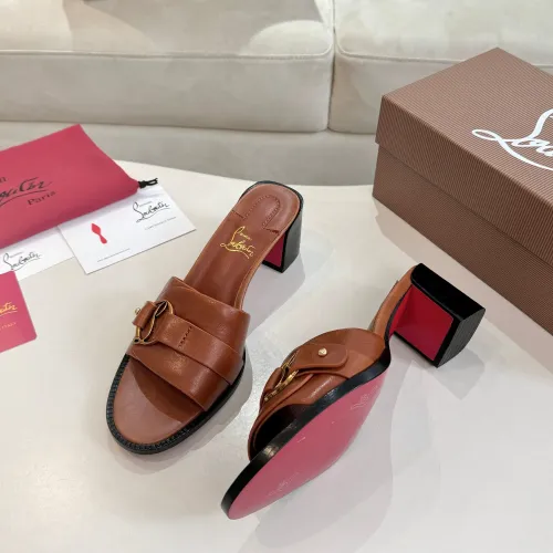 Replica Christian Louboutin CL Slippers For Women #1482467 $98.00 USD for Wholesale