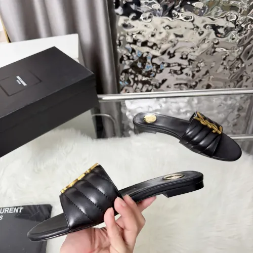 Replica Yves Saint Laurent YSL Slippers For Women #1482570 $85.00 USD for Wholesale