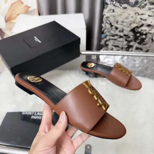 Replica Yves Saint Laurent YSL Slippers For Women #1482575 $85.00 USD for Wholesale