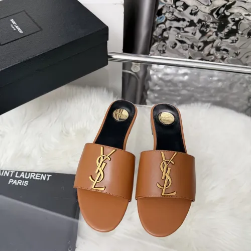 Replica Yves Saint Laurent YSL Slippers For Women #1482576 $85.00 USD for Wholesale