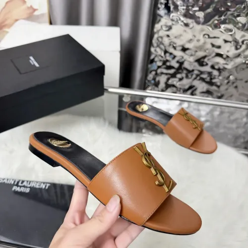 Replica Yves Saint Laurent YSL Slippers For Women #1482576 $85.00 USD for Wholesale