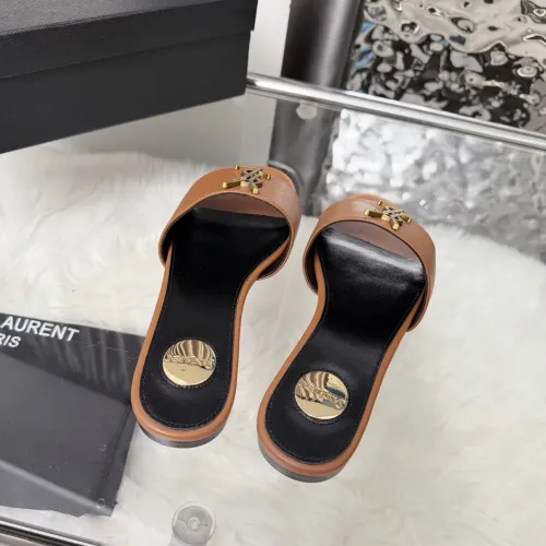 Replica Yves Saint Laurent YSL Slippers For Women #1482576 $85.00 USD for Wholesale