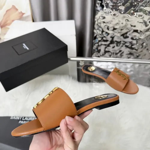 Replica Yves Saint Laurent YSL Slippers For Women #1482576 $85.00 USD for Wholesale