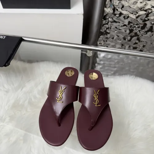 Replica Yves Saint Laurent YSL Slippers For Women #1482585 $88.00 USD for Wholesale