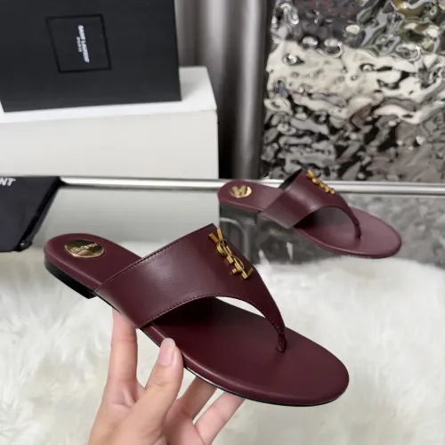 Replica Yves Saint Laurent YSL Slippers For Women #1482585 $88.00 USD for Wholesale