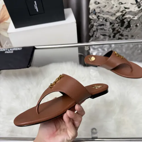 Replica Yves Saint Laurent YSL Slippers For Women #1482586 $88.00 USD for Wholesale