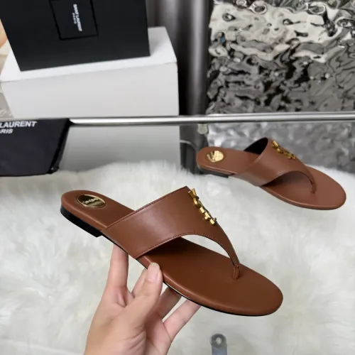 Replica Yves Saint Laurent YSL Slippers For Women #1482586 $88.00 USD for Wholesale