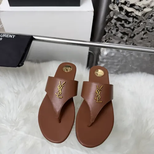 Replica Yves Saint Laurent YSL Slippers For Women #1482586 $88.00 USD for Wholesale