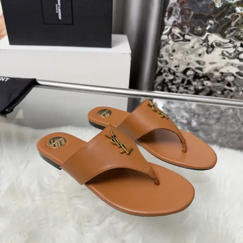 Replica Yves Saint Laurent YSL Slippers For Women #1482589 $88.00 USD for Wholesale