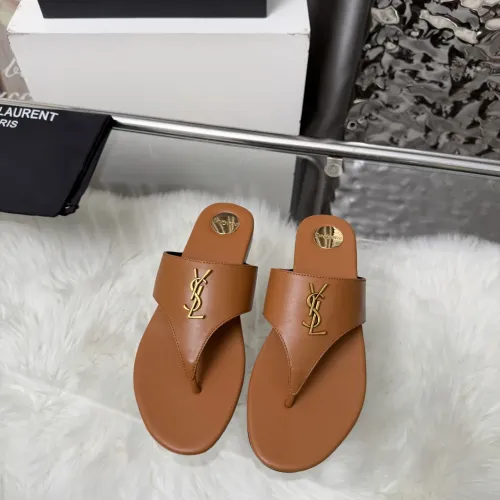 Replica Yves Saint Laurent YSL Slippers For Women #1482589 $88.00 USD for Wholesale