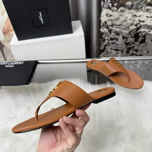 Replica Yves Saint Laurent YSL Slippers For Women #1482589 $88.00 USD for Wholesale