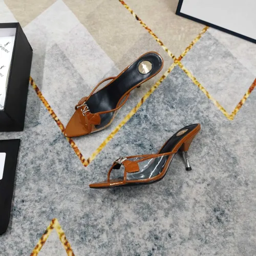 Replica Yves Saint Laurent YSL Slippers For Women #1482633 $112.00 USD for Wholesale