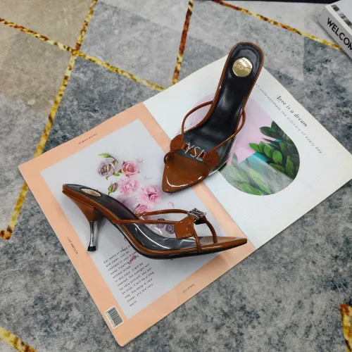 Replica Yves Saint Laurent YSL Slippers For Women #1482633 $112.00 USD for Wholesale