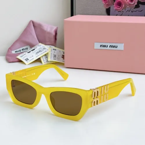 Cheap MIU MIU AAA Quality Sunglasses #1482637, $$64.00 USD On MIU MIU AAA Sunglasses