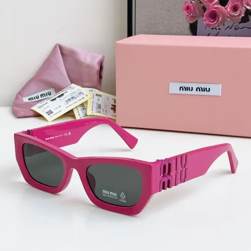 Cheap MIU MIU AAA Quality Sunglasses #1482641, $$64.00 USD On MIU MIU AAA Sunglasses
