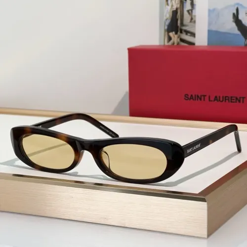 Cheap Yves Saint Laurent YSL AAA Quality Sunglasses #1482691, $$64.00 USD On Yves Saint Laurent YSL AAA Quality Sunglasses