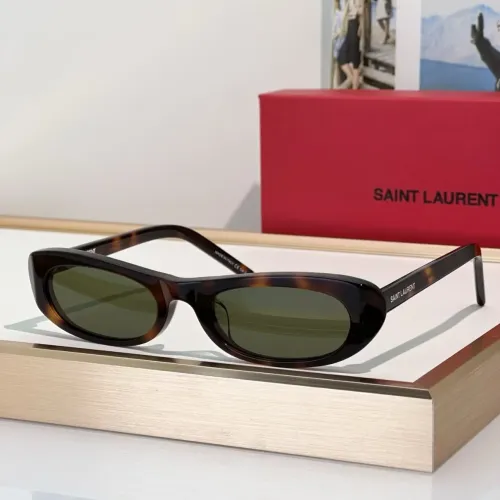 Cheap Yves Saint Laurent YSL AAA Quality Sunglasses #1482694, $$64.00 USD On Yves Saint Laurent YSL AAA Quality Sunglasses
