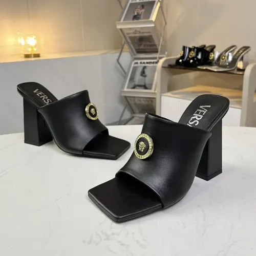 Replica Versace Slippers For Women #1482789 $82.00 USD for Wholesale