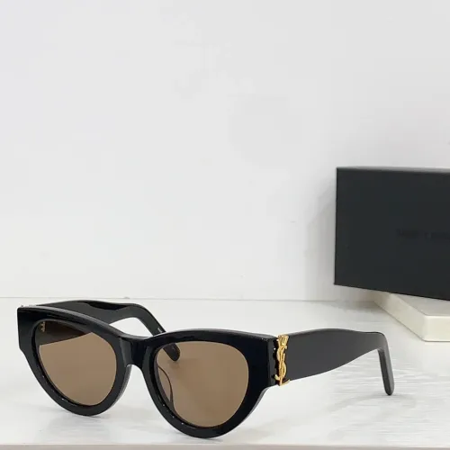 Cheap Yves Saint Laurent YSL AAA Quality Sunglasses #1482790, $$60.00 USD On Yves Saint Laurent YSL AAA Quality Sunglasses
