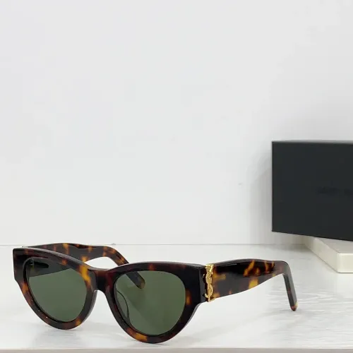 Cheap Yves Saint Laurent YSL AAA Quality Sunglasses #1482792, $$60.00 USD On Yves Saint Laurent YSL AAA Quality Sunglasses
