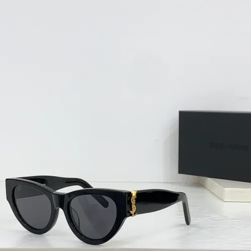 Cheap Yves Saint Laurent YSL AAA Quality Sunglasses #1482794, $$60.00 USD On Yves Saint Laurent YSL AAA Quality Sunglasses