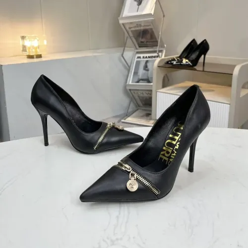 Replica Versace High-Heeled Shoes For Women #1482835 $82.00 USD for Wholesale